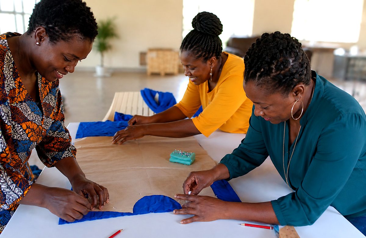 Specialists collaborating across the farm-to-fashion value chain